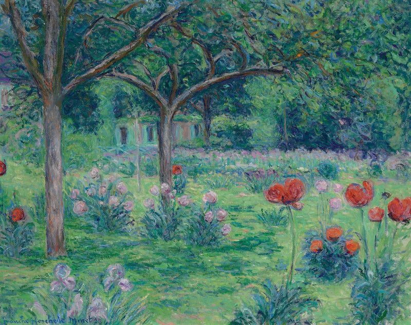 Ogród Moneta w Giverny - Blanche Hoschede Monet