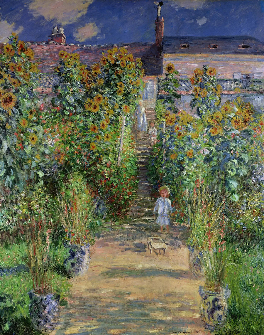 Ogród Moneta w Vétheuil - Claude Monet
