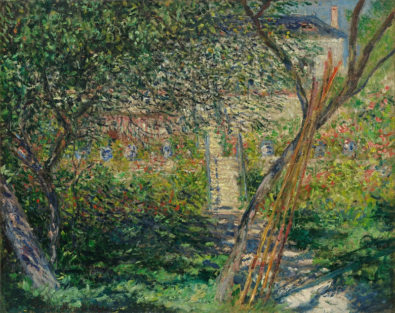 Ogród w Vétheuil - Claude Monet