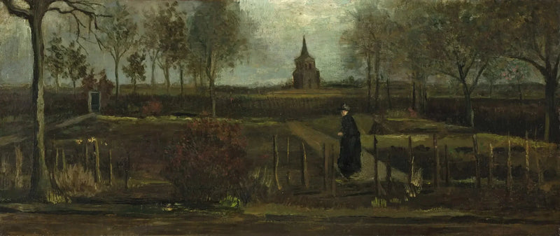 Ogród przy plebanii w Nuenen wiosną - Vincent van Gogh