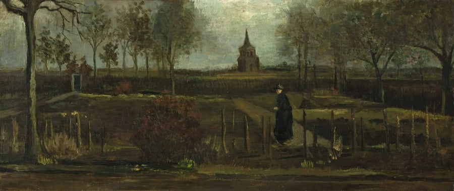 Ogród przy plebanii w Nuenen wiosną - Vincent van Gogh