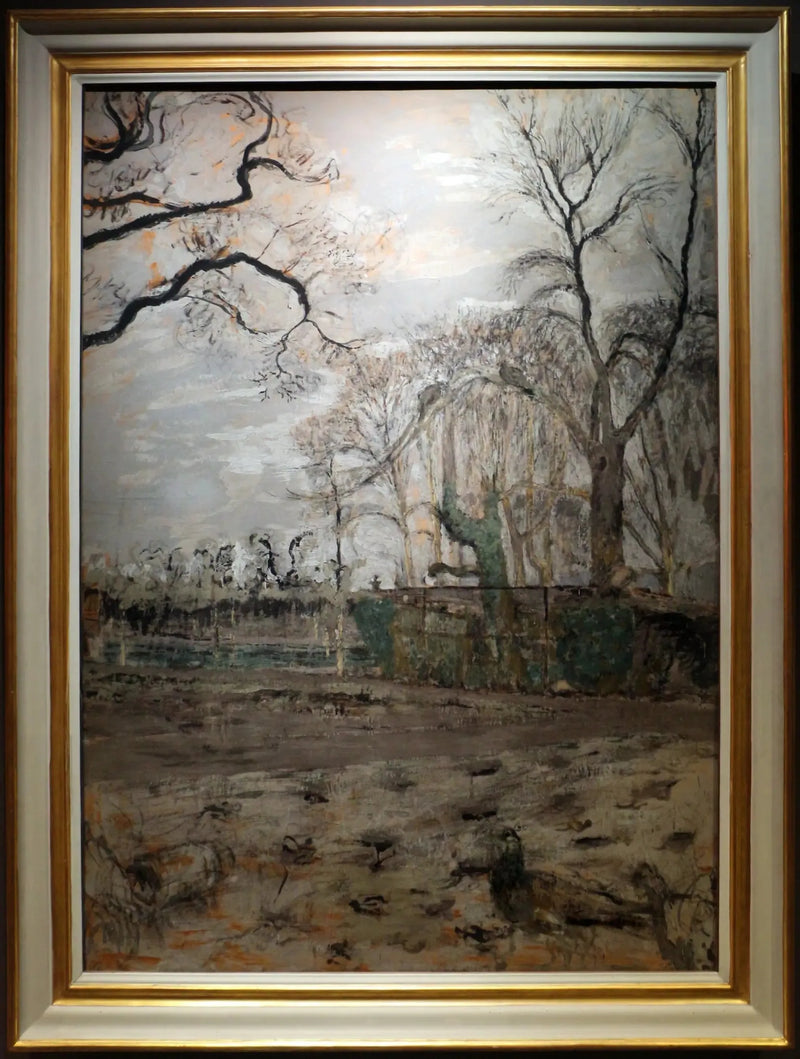 Zimowy ogród z pawiem - Édouard Vuillard