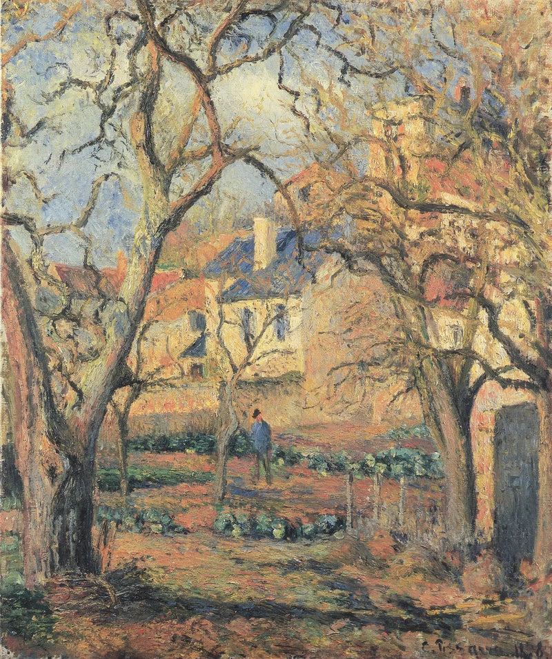 Ogród warzywny w L'Hermitage - Camille Pissarro