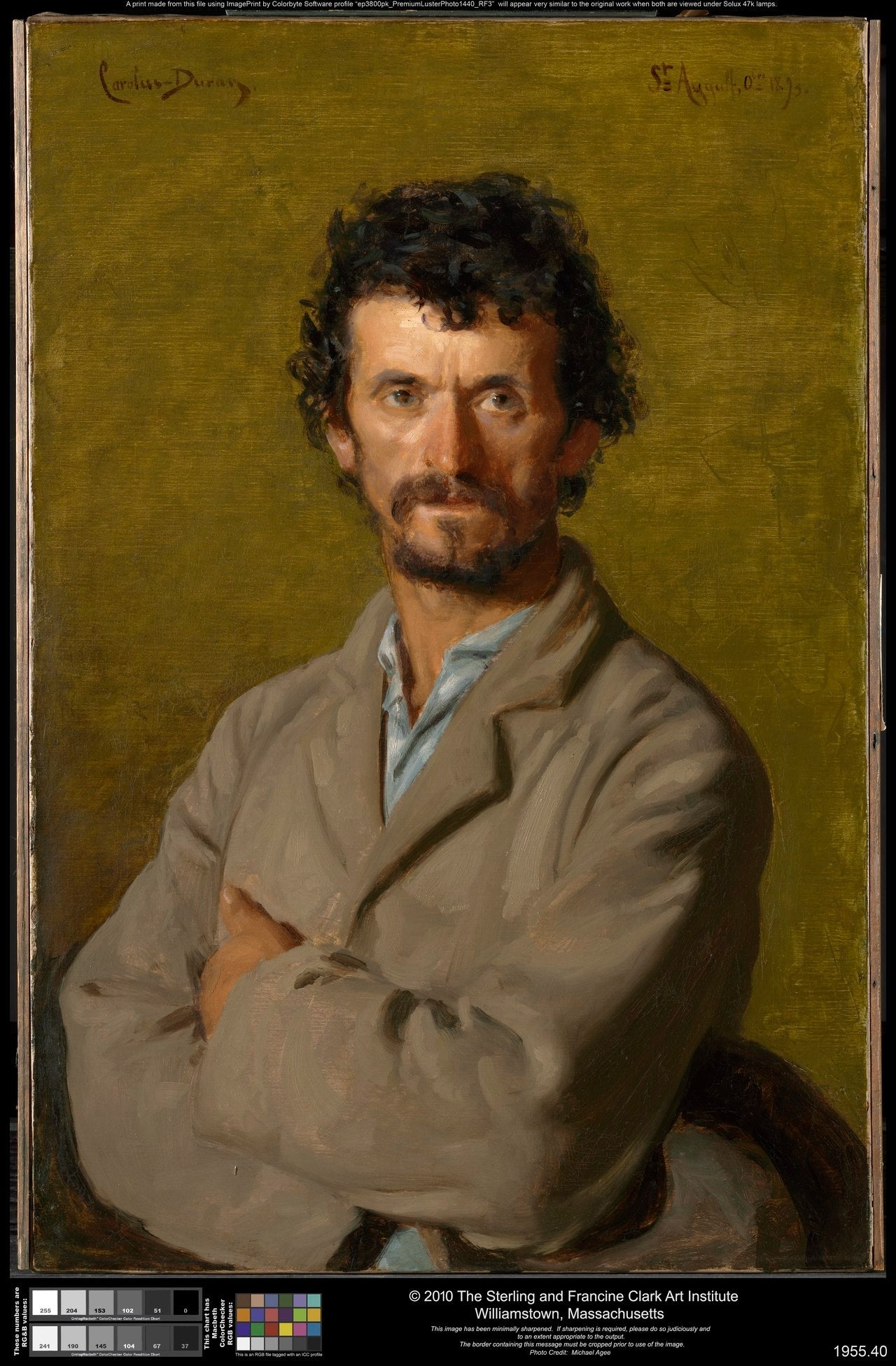 Le jardinier de l'artiste - Carolus-Duran image 1 copie de tableau peinte à la main