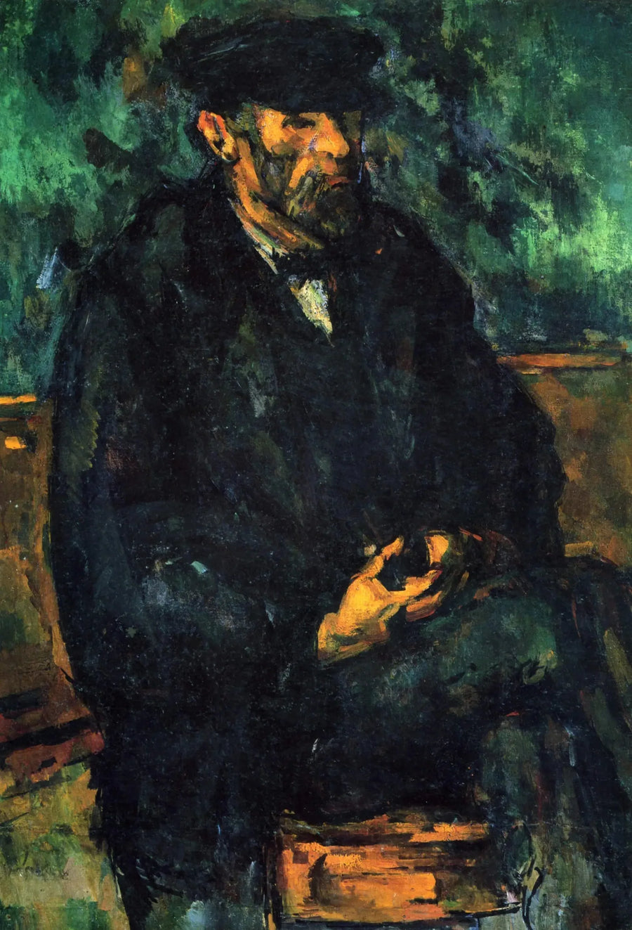 Ogrodnik Vallier - Paul Cézanne