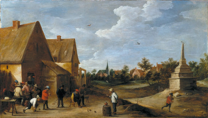 Zestaw kręgli - David Teniers Młodszy