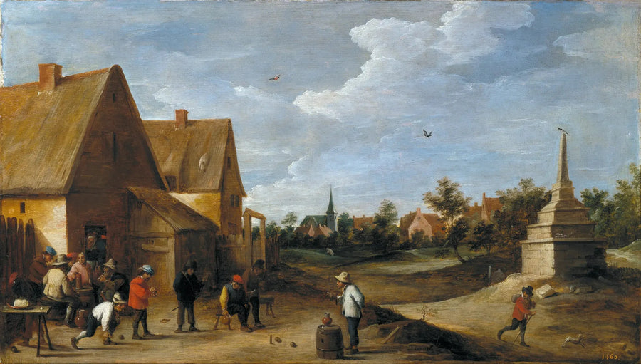 Zestaw kręgli - David Teniers Młodszy