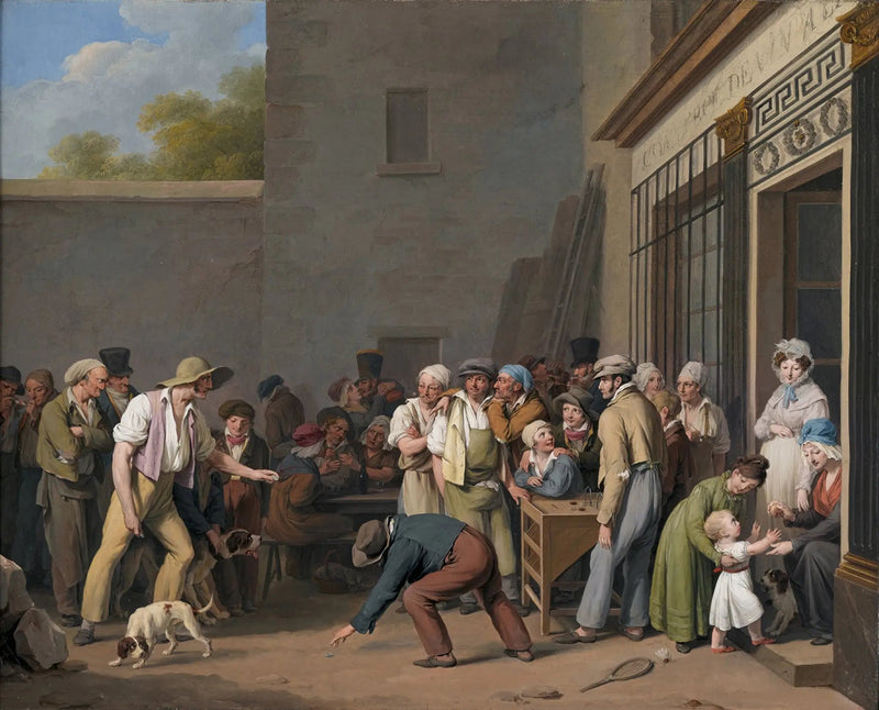 Gra w beczkę - Louis-Leopold Boilly