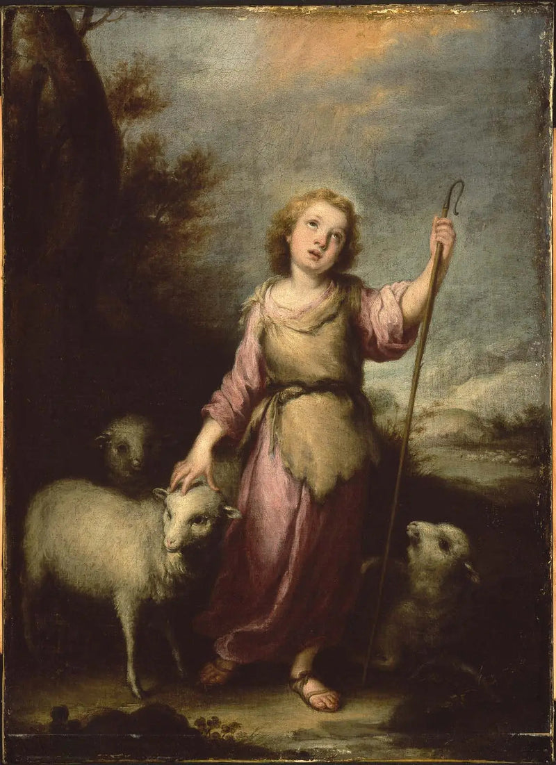 Młody Chrystus jako dobry pasterz - Bartolomé Esteban Murillo
