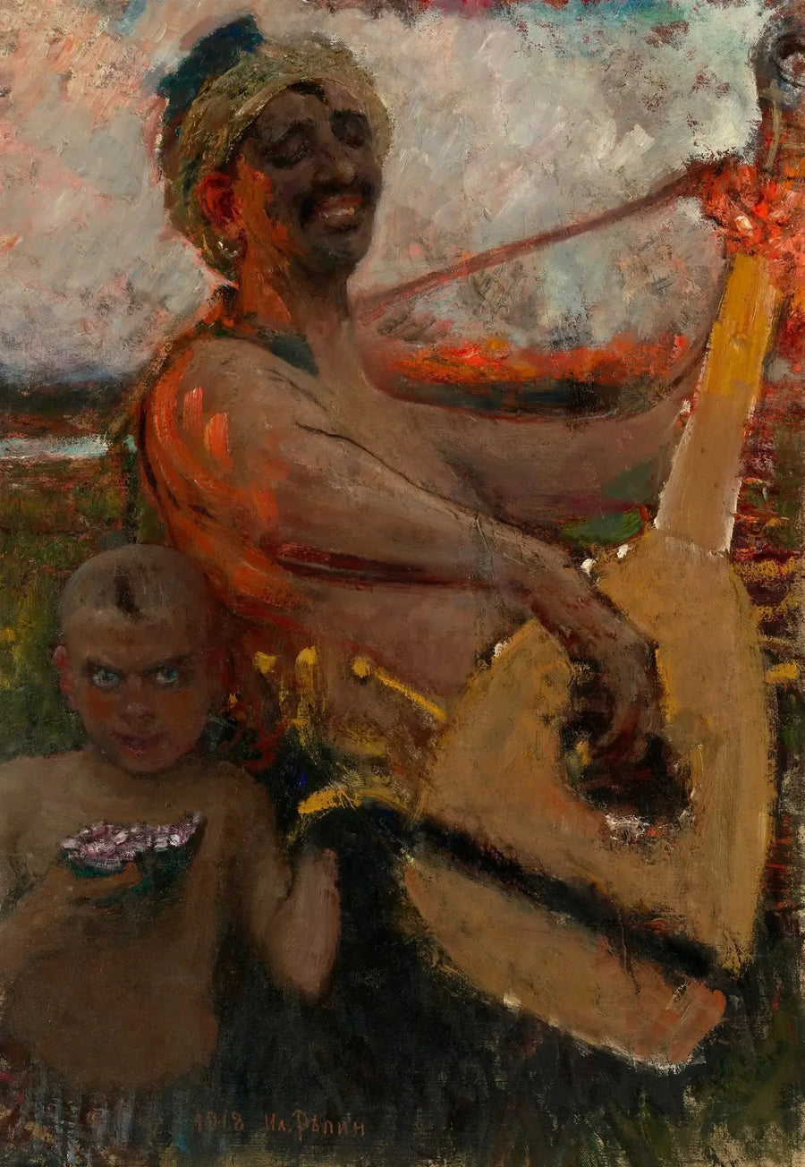 Ślepy grający na bandurze - Ilya Repin