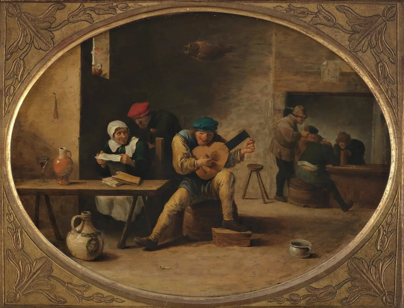 Grajka lutni - David Teniers Młodszy