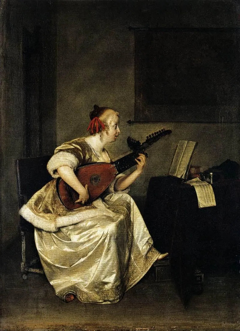 Le joueur de luth - Gerard ter Borch