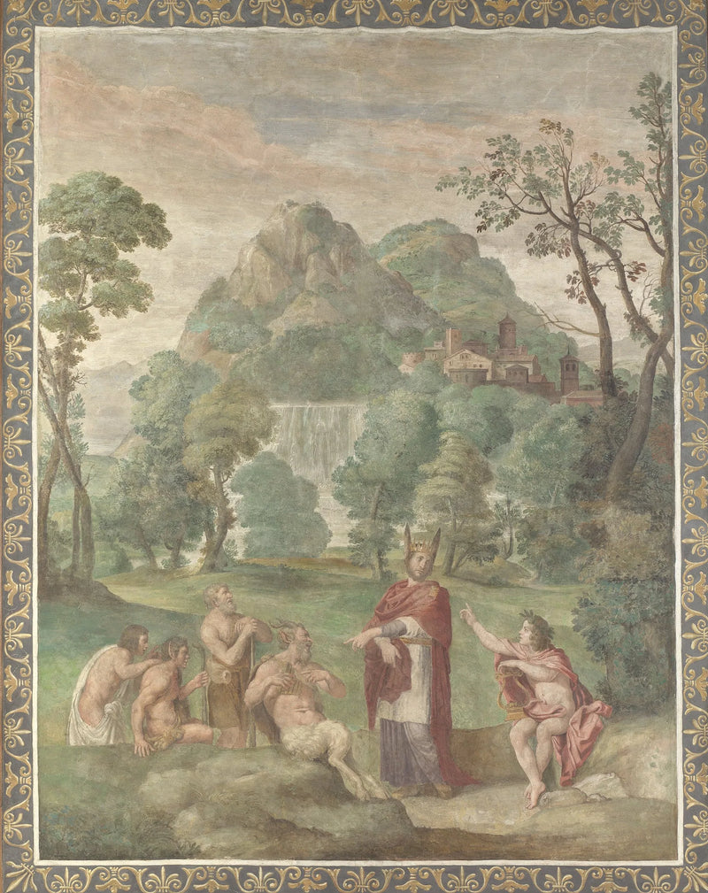 Sąd Midasza - Domenichino