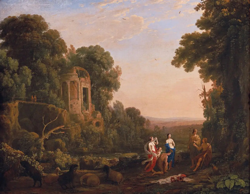 Sąd Parysa - Claude Lorrain