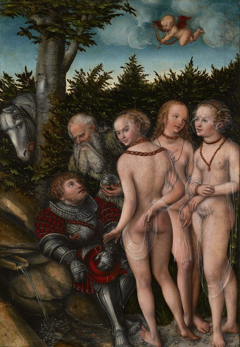 Sąd Parysa - Lucas Cranach Starszy