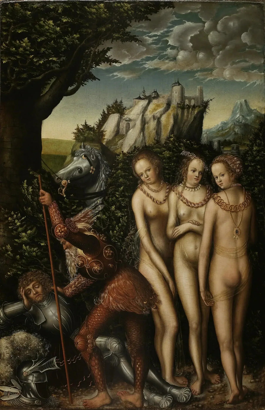 Sąd Parysa - Lucas Cranach Starszy