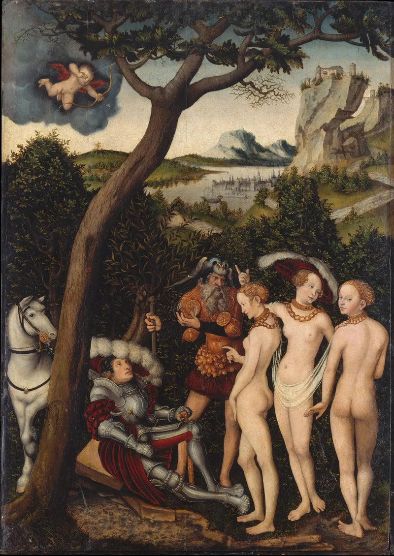 Sąd Parysa - Lucas Cranach Starszy