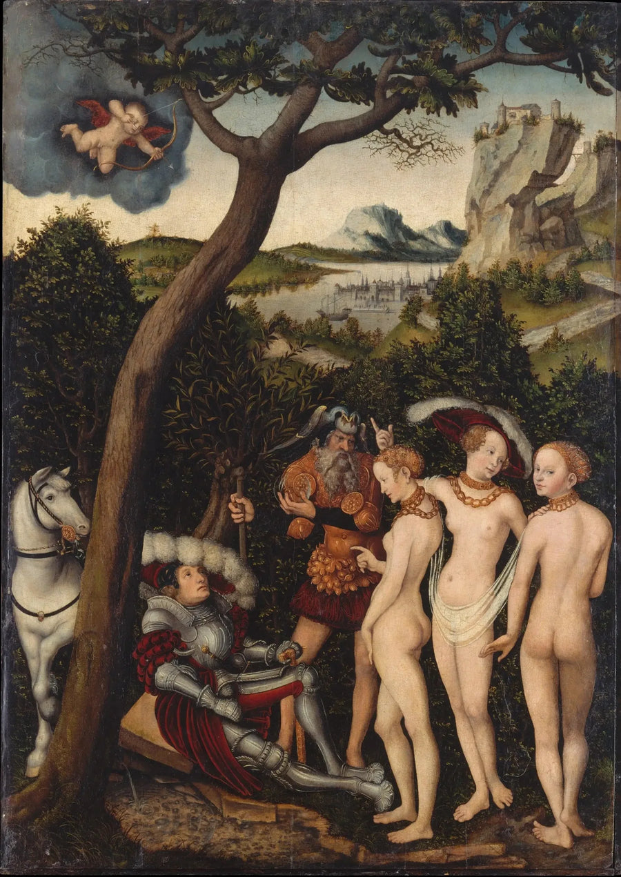 Sąd Parysa - Lucas Cranach Starszy