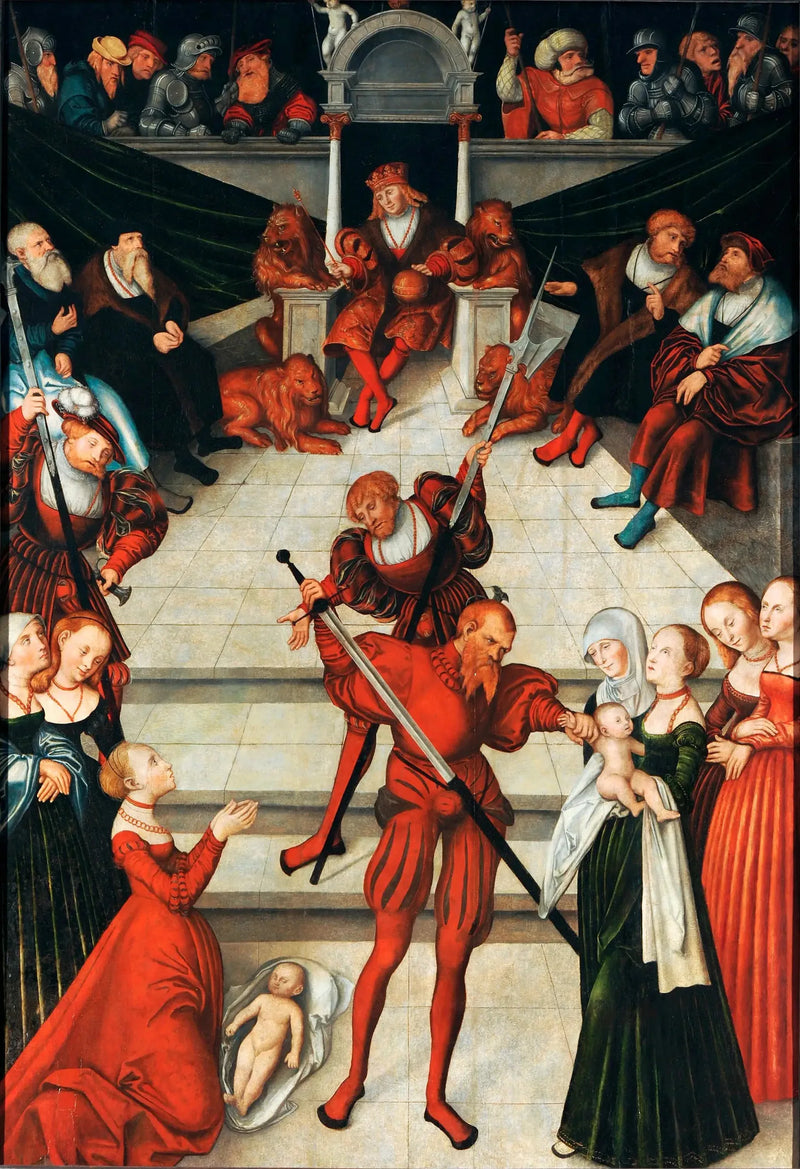 Sąd Salomona - Lucas Cranach Starszy