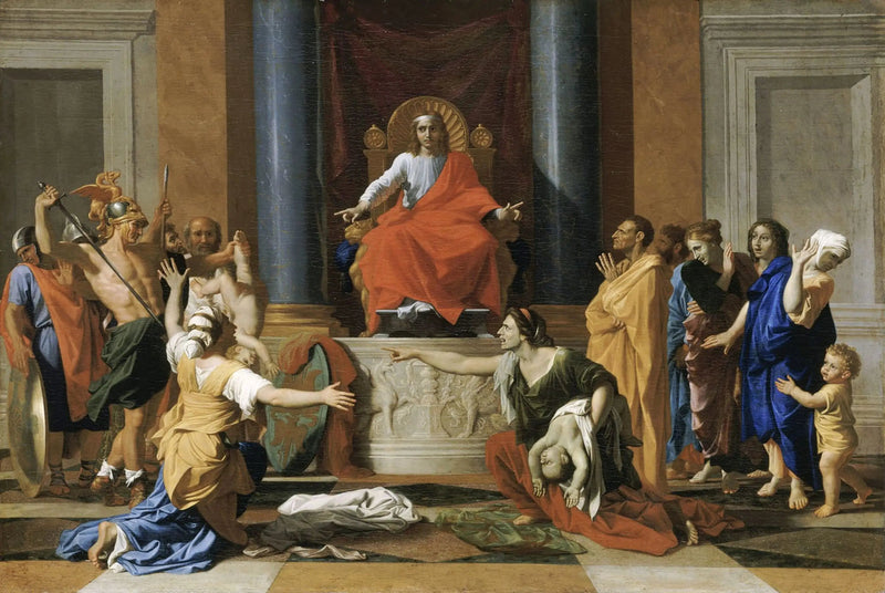 Sąd Salomona - Nicolas Poussin