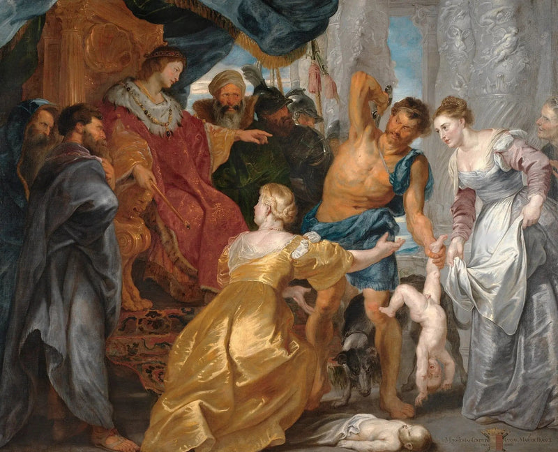 Sąd Salomona - Peter Paul Rubens