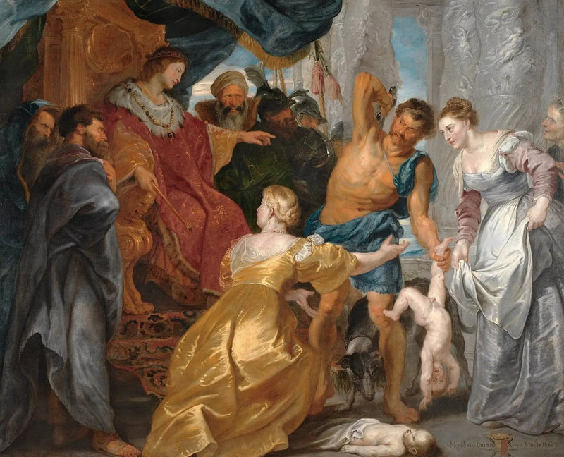 Sąd Salomona - Peter Paul Rubens