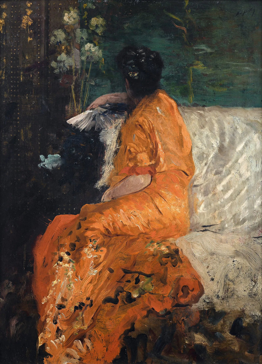 Pomarańczowe kimono - Giuseppe De Nittis