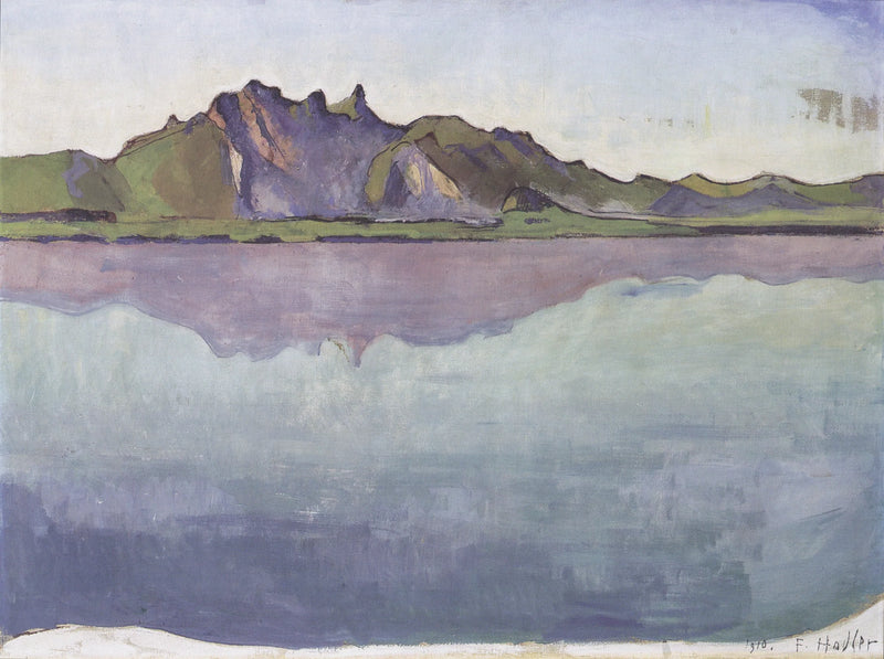 Jezioro Thun i Stockhorn - Ferdinand Hodler