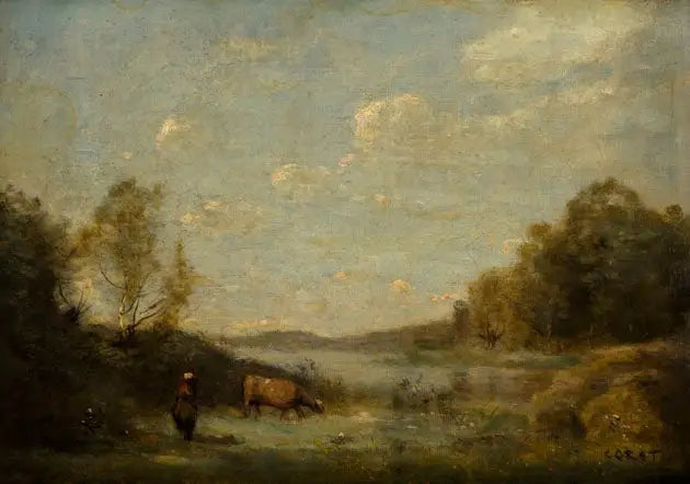 Jezioro - Jean-Baptiste Camille Corot