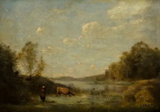 Jezioro - Jean-Baptiste Camille Corot