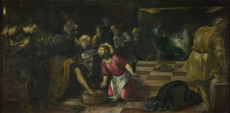 Płukanie stóp - Jacopo Tintoretto