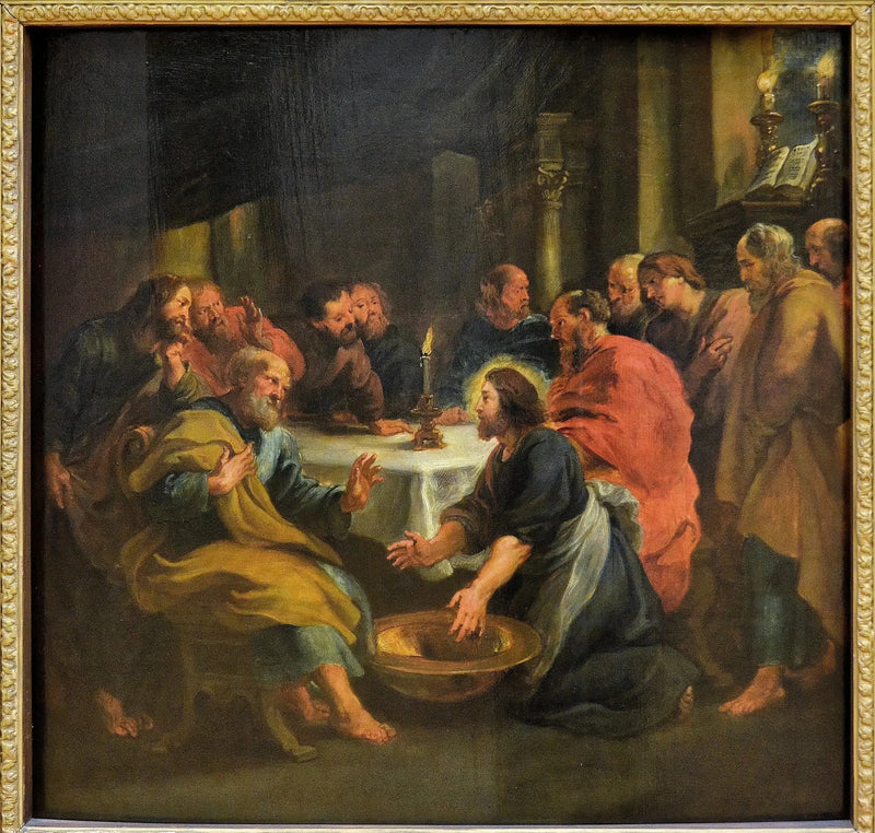 Płukanie stóp - Peter Paul Rubens