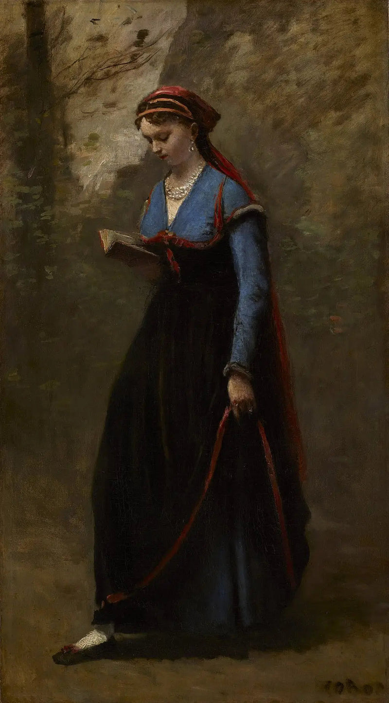 Czytelnik - Jean-Baptiste Camille Corot