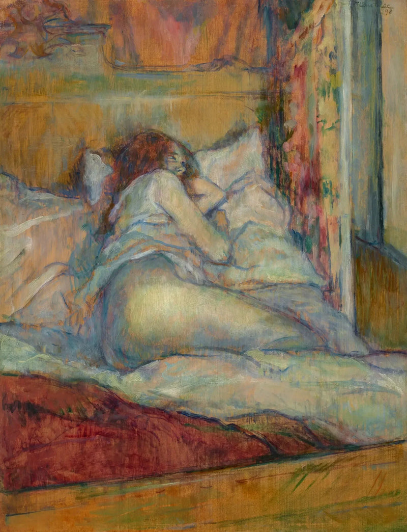 Łóżko - Henri de Toulouse-Lautrec