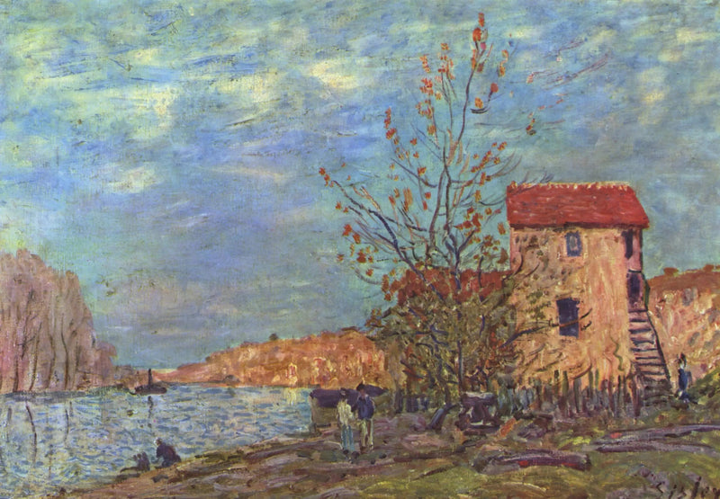 Le Loing w Moret - Alfred Sisley