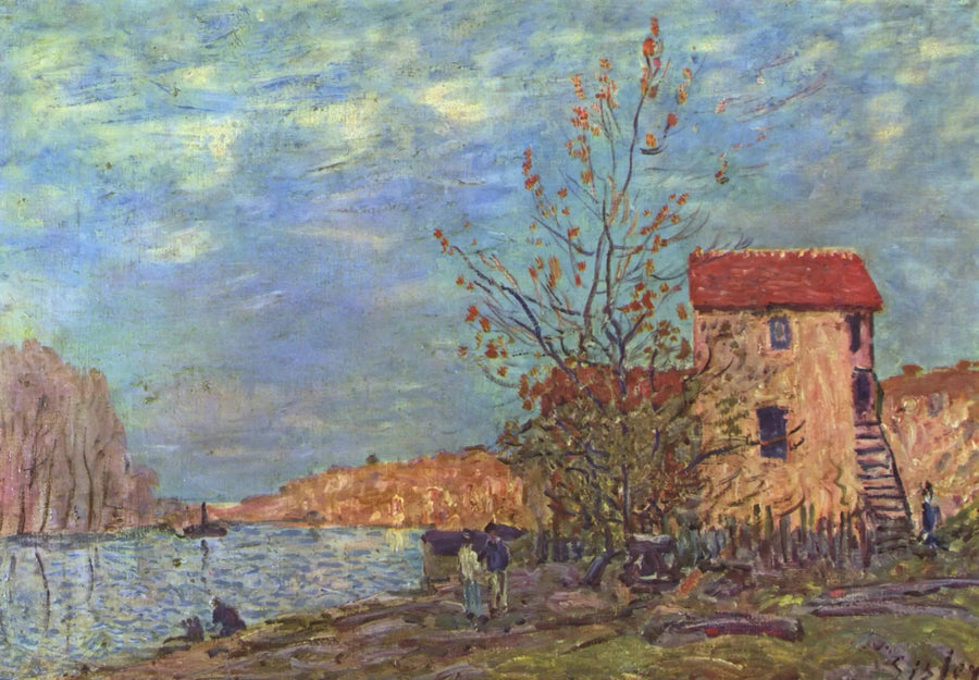 Le Loing w Moret - Alfred Sisley