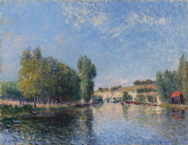 Loing w Moret - Alfred Sisley