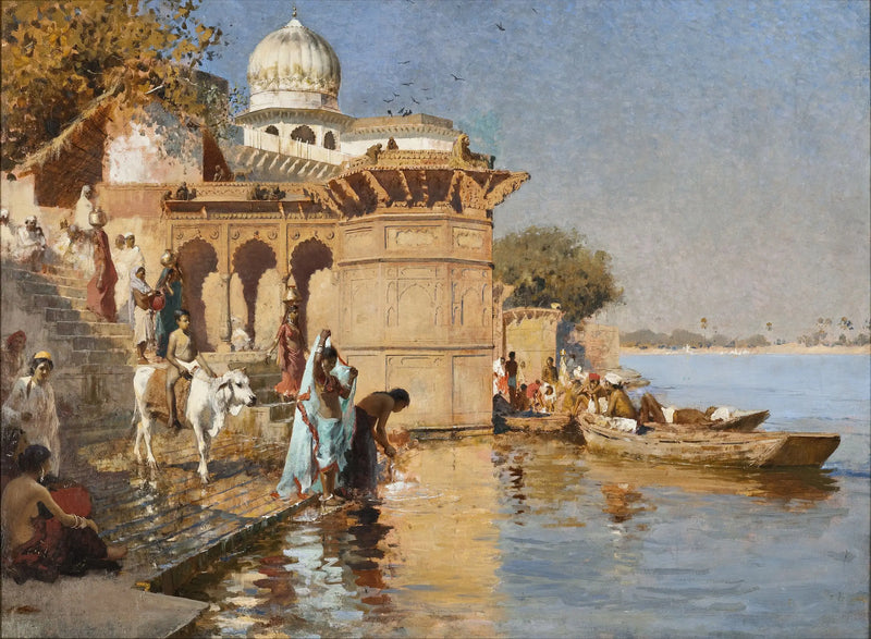 Wzdłuż Ghats, Mathura - Edwin Lord Weeks