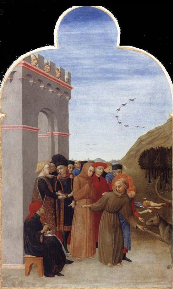 Wilk z Gubbio - Stefano di Giovanni (Sassetta)