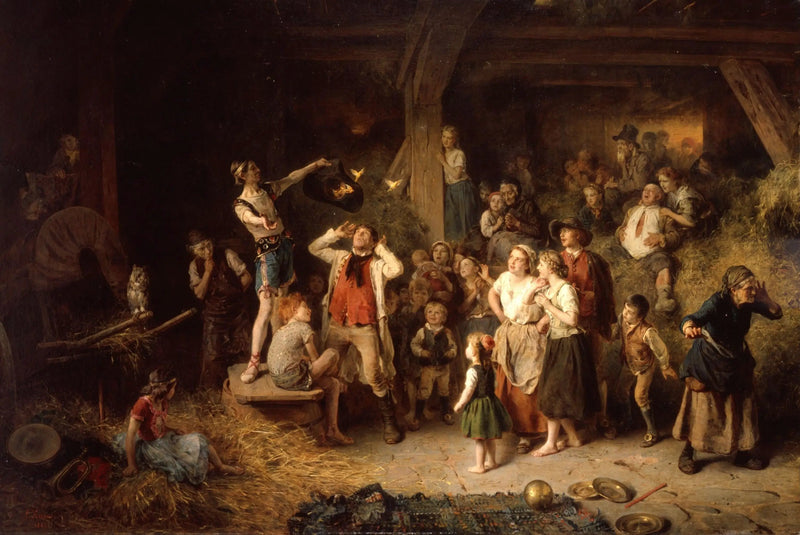 Czarodziej w stodołe - Ludwig Knaus