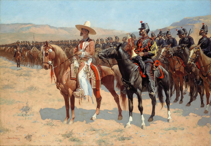 Meksykański major - Frederic Remington