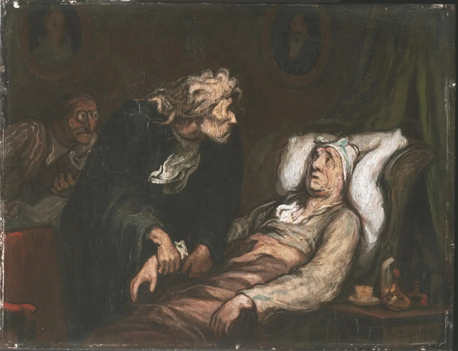 Chory wyobrażony - Honoré Daumier