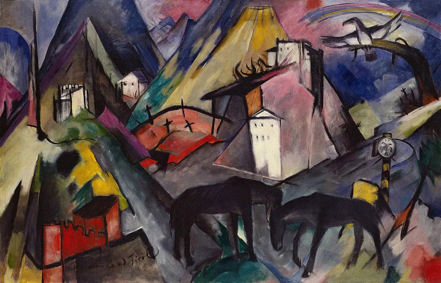 Nieszczęśliwy kraj Tyrolu - Franz Marc