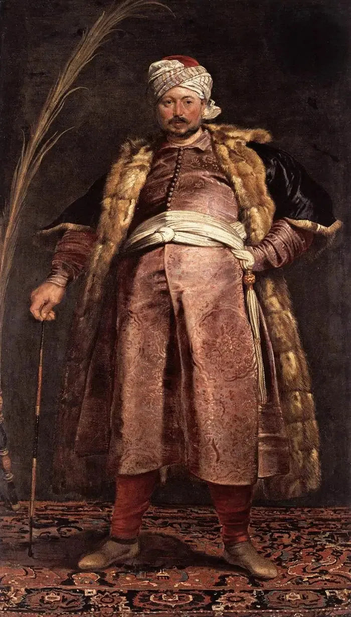 Handel Nicolas des Respaigne jako pielgrzym do Jerozolimy - Peter Paul Rubens