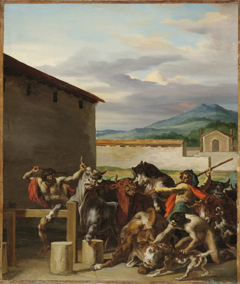 Targ bydła - Théodore Géricault