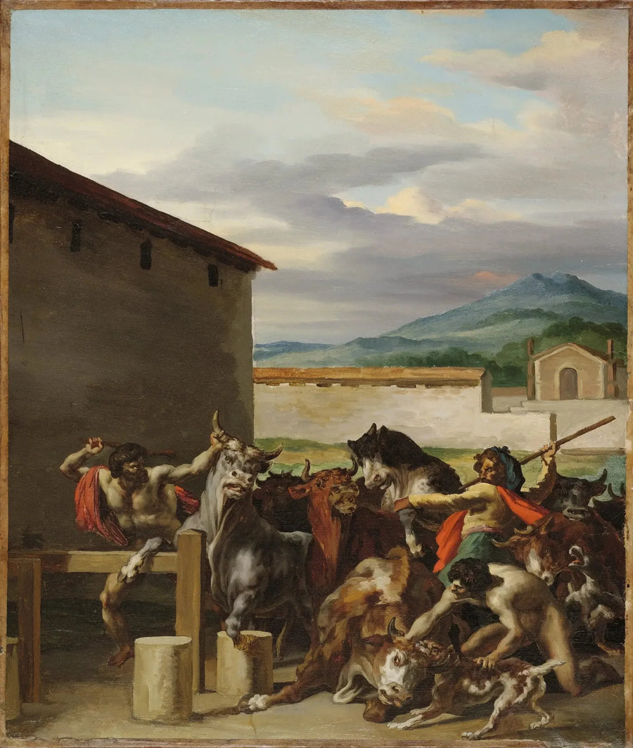 Targ bydła - Théodore Géricault
