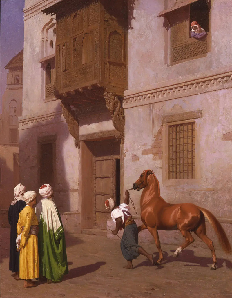 Targ koni - Jean-Léon Gérôme