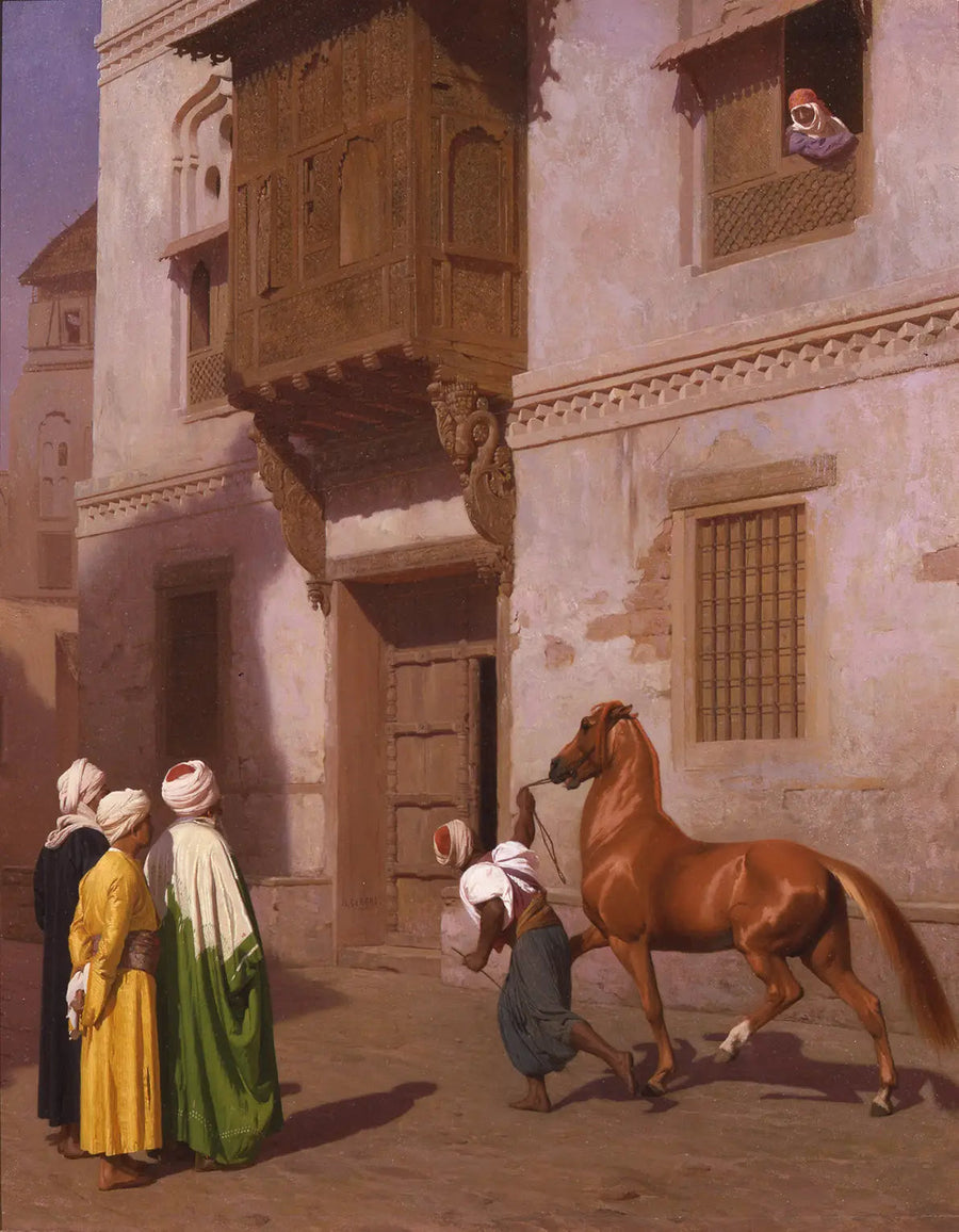 Targ koni - Jean-Léon Gérôme