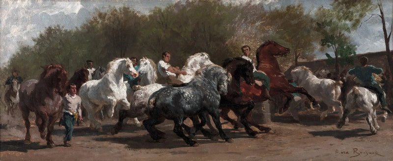 Targ koni - Rosa Bonheur