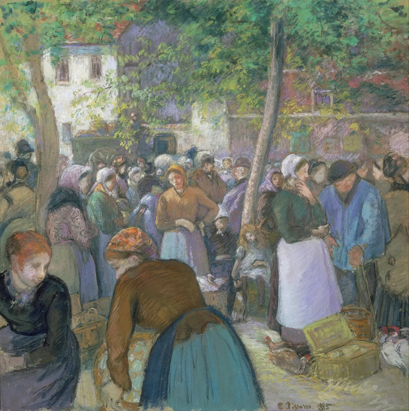 Targ w Gisors - Camille Pissarro